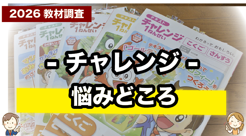 チャレンジで気になるところ、正直にまとめました
