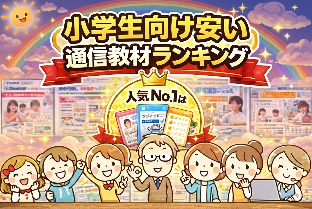 小学生向け安い通信教材ランキング